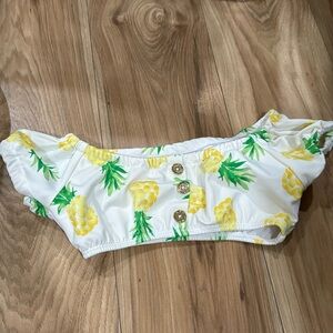 Janie and jack pineapple swim top